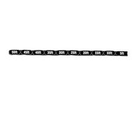 Compacted Foldable Link Chain Game Ruler Flexible Chain Measuring Gauges with Standard 1 Inches Scale for Battle Planning Nonslip Gaming Measurement Tool