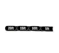 Compacted Foldable Link Chain Game Ruler Flexible Chain Measuring Gauges with Standard 1 Inches Scale for Battle Planning Nonslip Gaming Measurement Tool