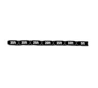 Compacted Foldable Link Chain Game Ruler Flexible Chain Measuring Gauges with Standard 1 Inches Scale for Battle Planning Nonslip Gaming Measurement Tool