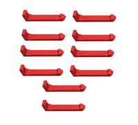 Compacted Tool Storage Wall Rack, Tape Roll Storage 10pcs, Red | Hooks for Tape Storage, Garage Room Workbench and Desk Organization Setup