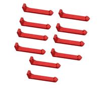 Compacted Tool Storage Wall Rack, Tape Roll Storage 10pcs, Red | Hooks for Tape Storage, Garage Room Workbench and Desk Organization Setup