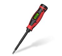 Compacted Voltages Detecting Screwdriver with Ergonomic Nonslip Handle Design for Circuit Diagnosis Digital Voltages Tester Screwdriver