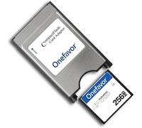 CompactFlash PC Card Adapter, PCMCIA Memory Card Reader CompactFlash to PC Card Reader Plug and Play Adapter (With CF 256M card)