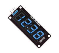 Compactly 4Digit LED Display Module Clock Dot 0.56Inch Screen for Timekeeping Projects AntiInterference Design Segment LED Display Module