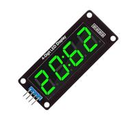 Compactly 4Digit LED Display Module Clock Dot 0.56Inch Screen for Timekeeping Projects AntiInterference Design Segment LED Display Module