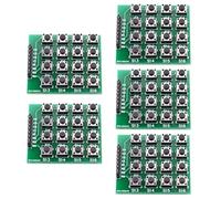 Compactly 4x4Matrix Keypad Module 16Keys Switcher for Raspberry Integration Projects Microcontrollers