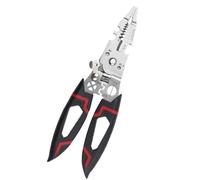 Compactly 6Inch All Purpose Wire Stripper Crimper with Precise Ergonomic Grip Cable Cutter Plier for Electricians Multifunction Wire Stripper