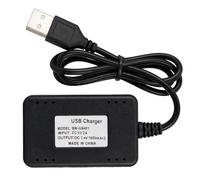 Compactly ABS 7.4V 2S LiBattery Balance Chargers Cord for Remote Models Supports Simultaneous Double Battery Charging Cord with LED Indicators for and Remotes Control Toy