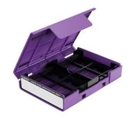 Compactly ABS Hard Drives Container Holds 4x2.5Inch Or 1x3.5Inch Drives Builts-In Shock-Resistant Cushion Pad