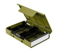 Compactly ABS Hard Drives Container Holds 4x2.5Inch Or 1x3.5Inch Drives Builts-In Shock-Resistant Cushion Pad
