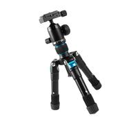 Compactly Aluminum Table Top Tripod With 360°Ball Head Supports Up To 11Pounds For Digital DSLR Cameras Video Recorders Portable Tripod