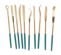 Compactly Carbon Coated Needle Files for Intricate Metalwork Jewelry Repair Craftsmanships Nonslip Ergonomic Handle File Set