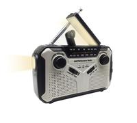 Compactly Emergencies Radio Advanced Solar Hand Crank Radio LED Flashlights For Outdoors Hiking Survival Solar Hand Crank