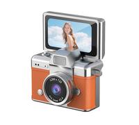 Compactly Keychain Digital Camera with 180° Screen Builts in Art Camcorder for Students Beginners Photographers Portable Digital Camera