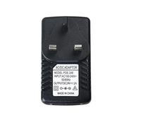 Compactly Power Over Ethernet Power Adapter for Security Cameras Multiple Output Voltages Option From 12V to 48V UK Plugs Poet Infuser for Camera