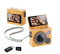 Compactly Thumb Camera 32GB Card Included 1.47InHigh Clear Screen 21 for Selfie Action Photography Outdoor Tiny Spycam with Screen