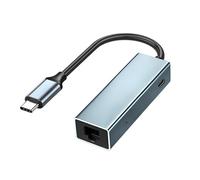 Compactly USB C Networking Adapter Gigabit Speed and Power Compatible Modern Thin Laptops TypeC Gigabit Ethernet Adapter