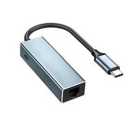 Compactly USB C Networking Adapter Gigabit Speed and Power Compatible Modern Thin Laptops USB C Ethernet Adapter