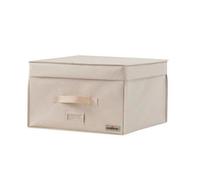 Compactor Space Saving Rigid Vacuum Storage Box, Size Medium, 100 Litre, 42 x 42 x 25cm, Life 2.0 Range, Beige, RAN7116