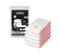 Compactor Aspispace Vacuum Compression Bags - Set of 5 Medium (55X90 cm) - Reusable, Space-Saving Storage Solution