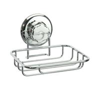 COMPACTOR Bathroom Soap Dish, Suction Cup Attachment, Up to 4 Kg, Anti-Rust Chrome Steel, Article RAN4684