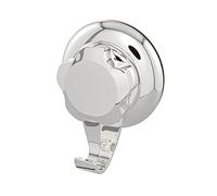 Compactor Bestlock Bath Hook, Chrome, Large, Rustproof and Waterproof, No-Drill Easy Installation, 7.1X4X8.7 cm, Blister Pack (SKU: RAN7817)