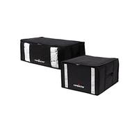 Compactor Cosmos Black Edition 3D Semi-Rigid Vacuum Storage Boxes - Set of 2 (M/XXL) - RAN9223