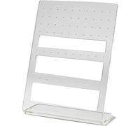 Compactor Earring Jewellery Organiser Stand, Acrylic, 18 x 8.7 x 22.2cm, Transparent, RAN6043