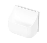 Compactor Hang It Small Curved Home Storage Box, White