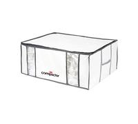 Compactor Life 3D XXL Vacuum Storage Boxes Set of 5 - White, Semi-Rigid, Space-Saving Storage Solution