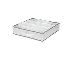 Compactor Life Collection World of Storage Drawer Organizer, Size M, 40X40X9 cm, White