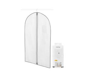 Compactor Life Suit Bag - M (60X100 cm), White, Non-Woven 75G, Pvc Bag With Hook For Easy Storage (Sku: RAN630)