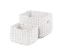 Compactor Lisou Basket, White (Set of 2), PAPER