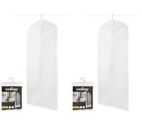 Compactor Milky Collection White Dress Bag, Size L (60X137Cm) - Perfect For Organizing and Protecting Your Garments (Pack of 2)
