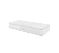 Compactor Extra Flat Underbed Storage Case, Anti-Dust, Milky Range, Transparent, Polypropylene and EVA, 45 x 108 x H15cm, RAN2980, PEVA 0,1 mm, White