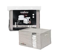 Compactor Oxford 3D Semi-Rigid Vacuum Storage Box XL, Gray - Save up to 75 Percent Space