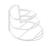 Compactor Perth M Cookware Storage - Medium, White Metal Wire, 31X29X22.5 cm, Perfect For Kitchen Organization