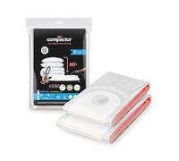 Compactor Set of 2 Aspispace Vacuum Compression Bags Ultra-Efficient Valve | Saves up to 80 Percent Space | Reusable up to 100 Times