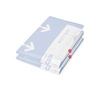 Compactor Set of 2 Roll up M Vacuum Compression Bags - Size M, Violet, 45X85Cm - Space Saving Solution