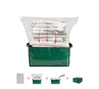 Compactor Super Large Vacuum Storage Bags + Weatherproof Box for Dining Cushions, Space Saver Vacuum Storage Bags, Patio Cushion Storage with UV Rays Protection, Durable Design, Easy to Use