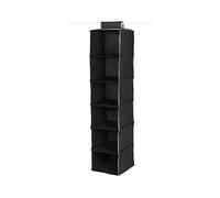 Compactor Urban 6-Level Sweater Organizer Cosmos Collection, Black, 30X30X128 cm, Sku: RAN6275