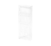 Compactor Vertical Jewellery Holder, For Earrings and Necklaces, Transparent, Polystyrene, Diameter 21.2 x 2 x H. 28.3 cm, RAN6042
