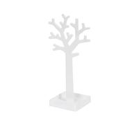 Compactor Vertical Tree Jewellery Stand, For Earrings and Bracelets, White, Polystyrene, Diameter 14.8 x 9.9 x H. 30 cm, RAN6047