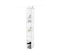 Compactor World Of Storage White Plastic 9 Tier Hanging Wardrobe Storage