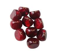 Compacts 3 Face Dices Safe Acrylic for Travel Entertainment Math Teaching and Casinos Game Portables Travel