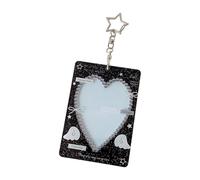 Compacts 3 Inch Photo Holder Case with Antiscratch Acrylic Design for Campus Cards Membership Cards, Easy to Carry Card Protector