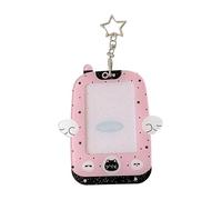 Compacts 3 Inch Photo Holder Case with Antiscratch Acrylic Design for Campus Cards Membership Cards, Easy to Carry Card Case Card Cover