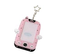 Compacts 3 Inch Photo Holder Case with Antiscratch Acrylic Design for Campus Cards Membership Cards, Easy to Carry Card Protector