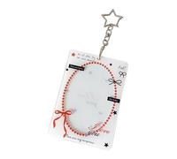 Compacts 3 Inch Photo Holder Case with Antiscratch Acrylic Design for Campus Cards Membership Cards, Easy to Carry Card Protector