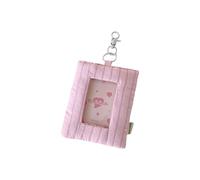 Compacts 3 Inch Photo Holder Case with Antiscratch Polyester Fabric for Campus Cards Membership Cards Easy to Carry Instants Photo Card Holders Card Pouches